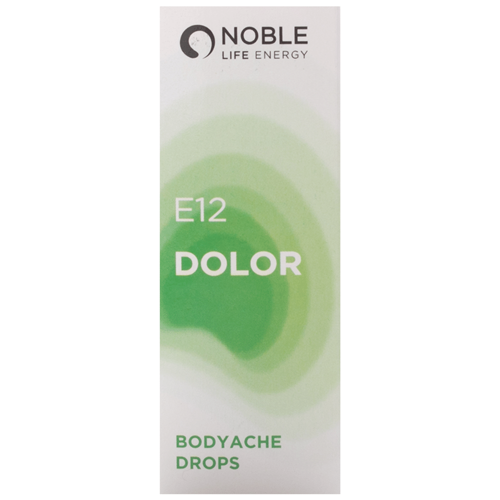 Noble Life Energy E12 Dolor Bodyache Drop bottle of 30 ml Drop