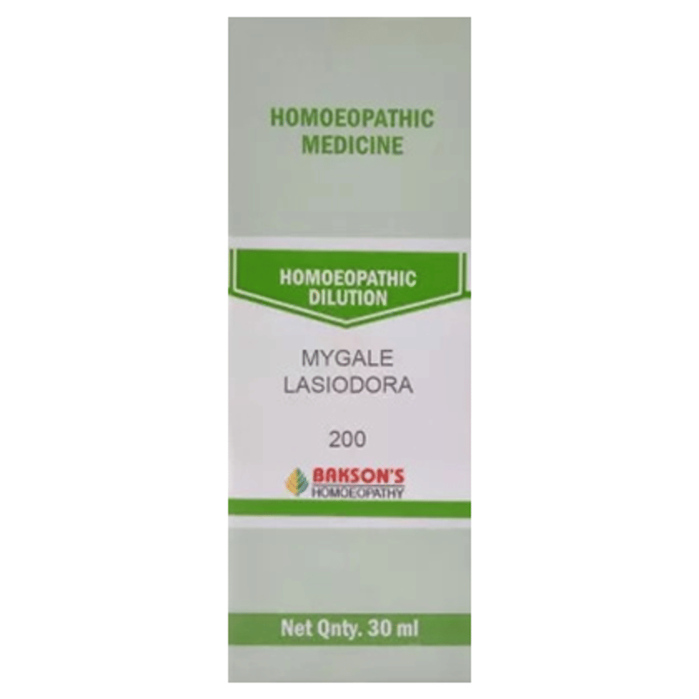 Bakson's Homeopathy Mygale Lasiodora Dilution 200 bottle of 30 ml Dilution