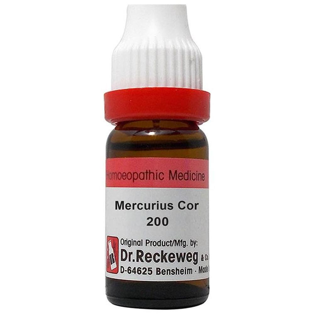 Dr. Reckeweg Mercurius Cor Dilution 200 CH bottle of 11 ml Dilution