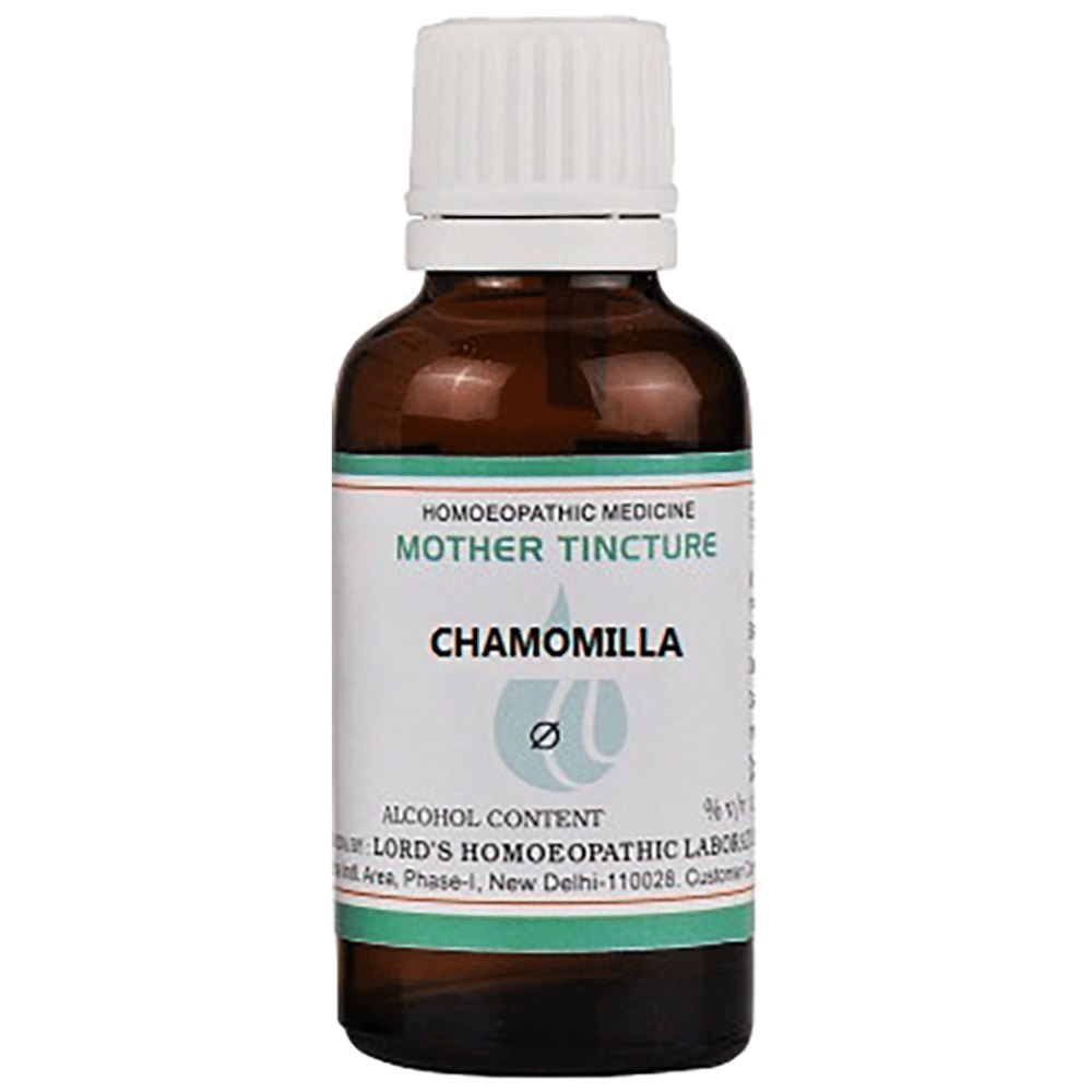 Lord's Chamomilla Mother Tincture Q bottle of 30 ml Mother Tincture Lord's Chamomilla Mother Tincture Q bottle of 30 ml Mother Tincture