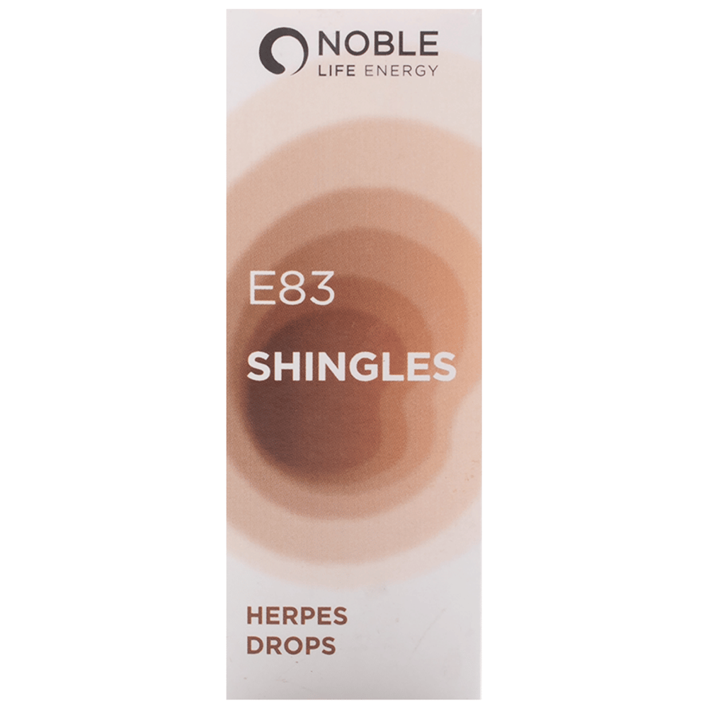 Noble Life Energy E83 Shingles Herpes Drop bottle of 30 ml Drop