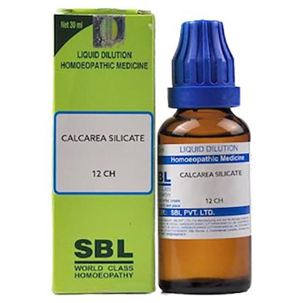 SBL Calcarea Silicate Dilution 12 CH bottle of 30 ml Dilution SBL Calcarea Silicate Dilution 12 CH bottle of 30 ml Dilution