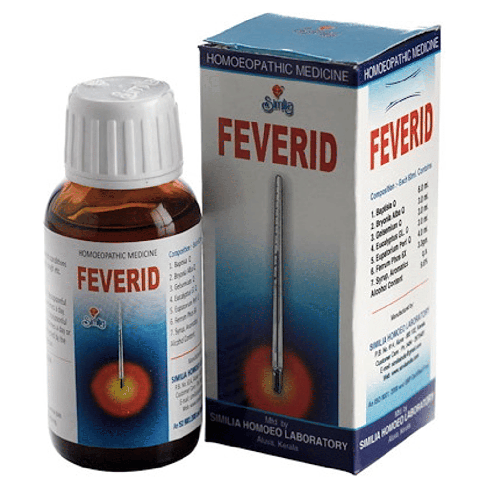 Similia Feverid Syrup bottle of 60 ml Syrup Similia Feverid Syrup bottle of 60 ml Syrup