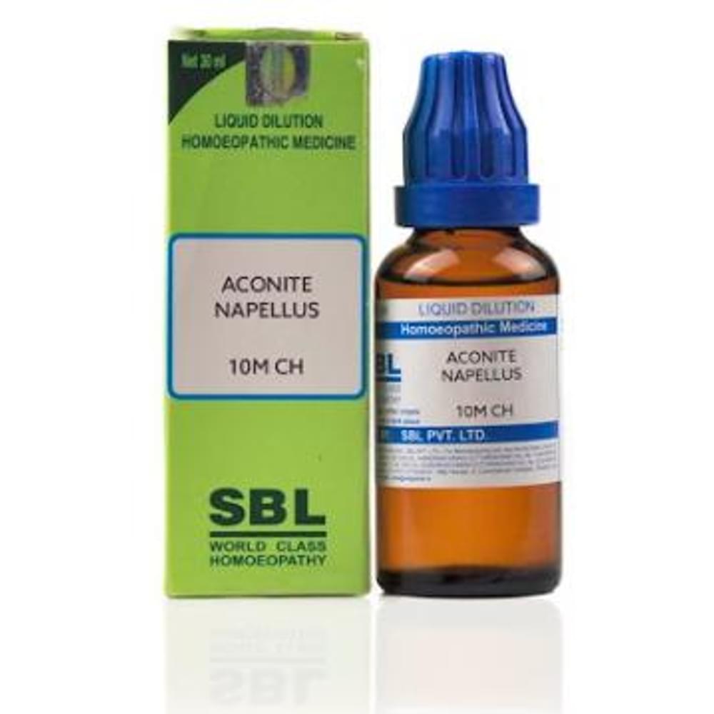 SBL Aconitum Napellus Dilution 10M CH bottle of 30 ml Dilution