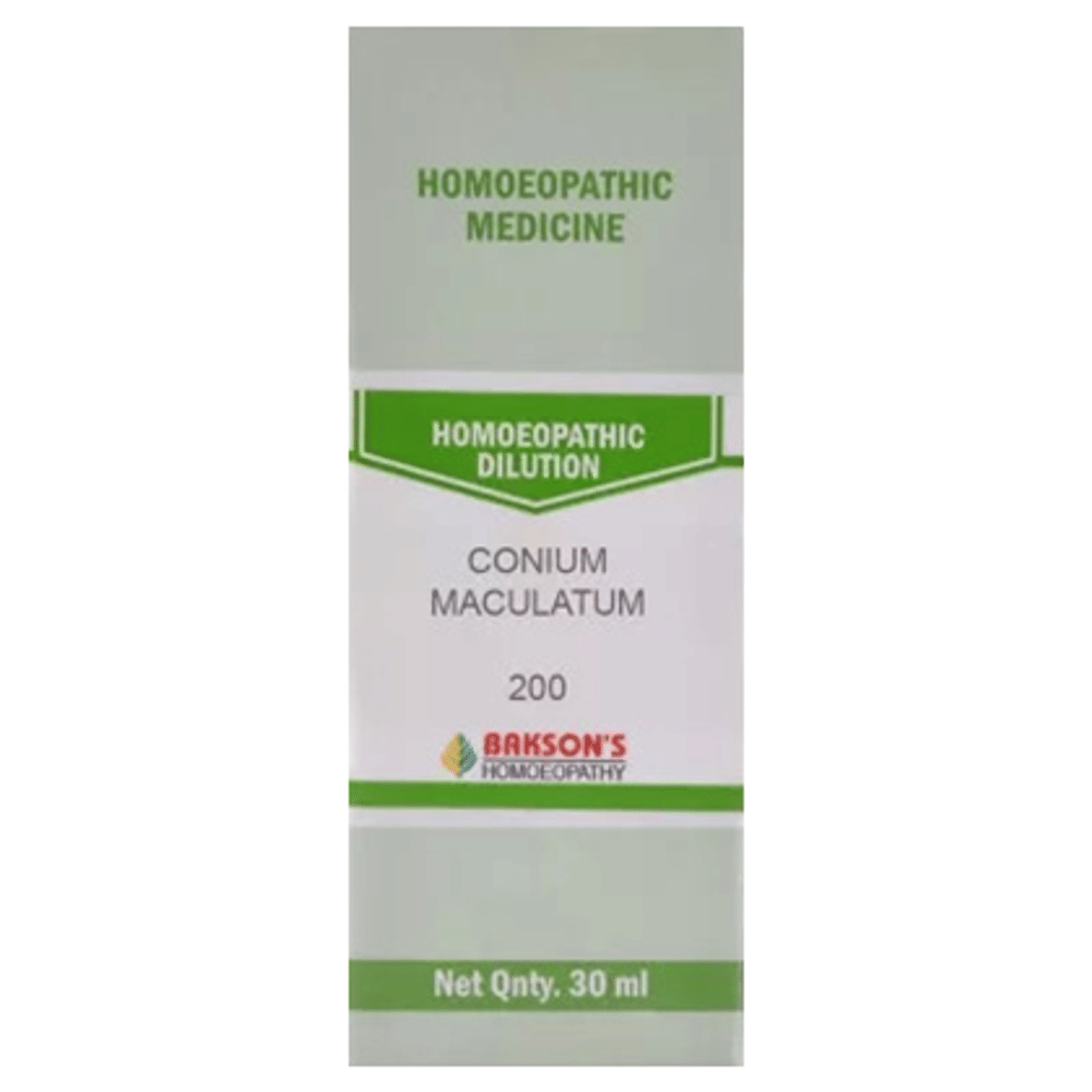 Bakson's Homeopathy Conium Maculatum Dilution 200 bottle of 30 ml Dilution