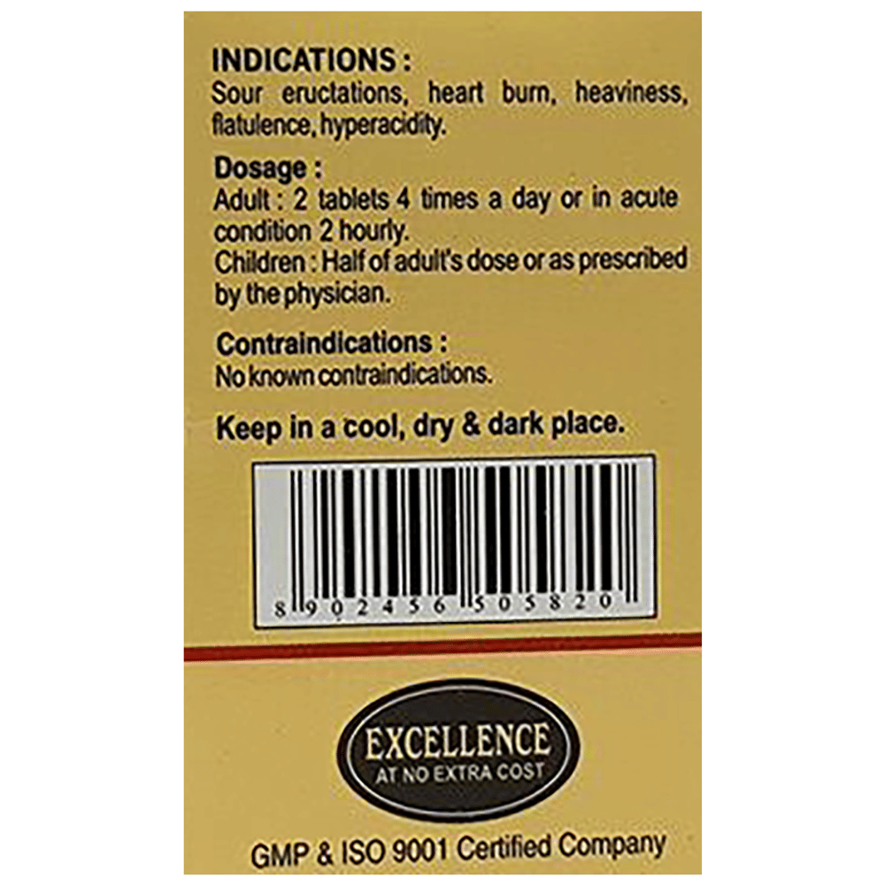 SBL Nixocid Tablet bottle of 25 gm Tablet