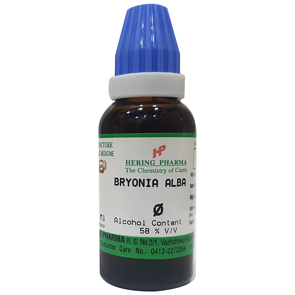 Hering Pharma Bryonia Alba Mother Tincture Q bottle of 30 ml Mother Tincture