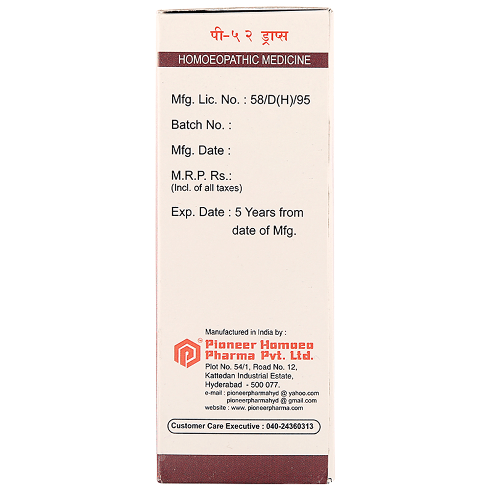 Pioneer Pharma P52 Fibroid Drop bottle of 30 ml Drop Pioneer Pharma P52 Fibroid Drop bottle of 30 ml Drop