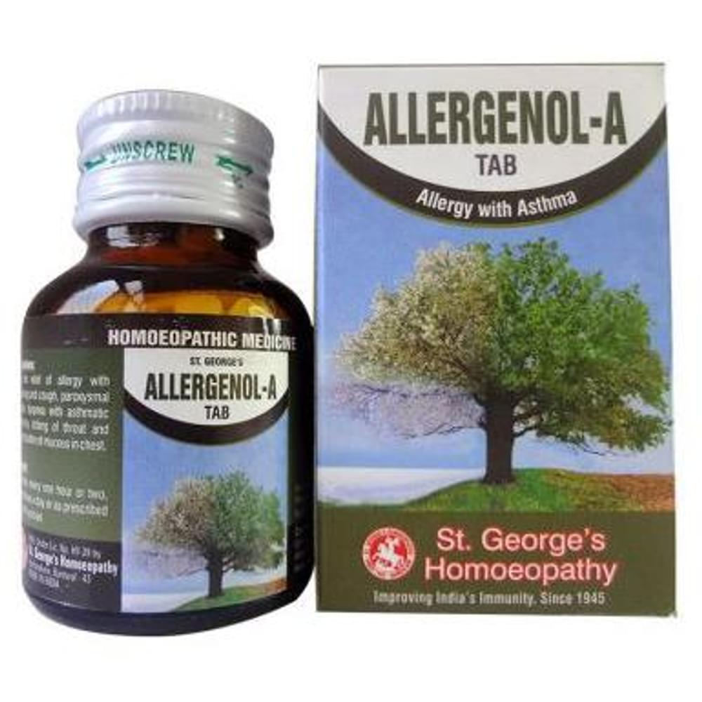 St. George‚Äôs Allergenol-A Tablet bottle of 30 gm Tablet