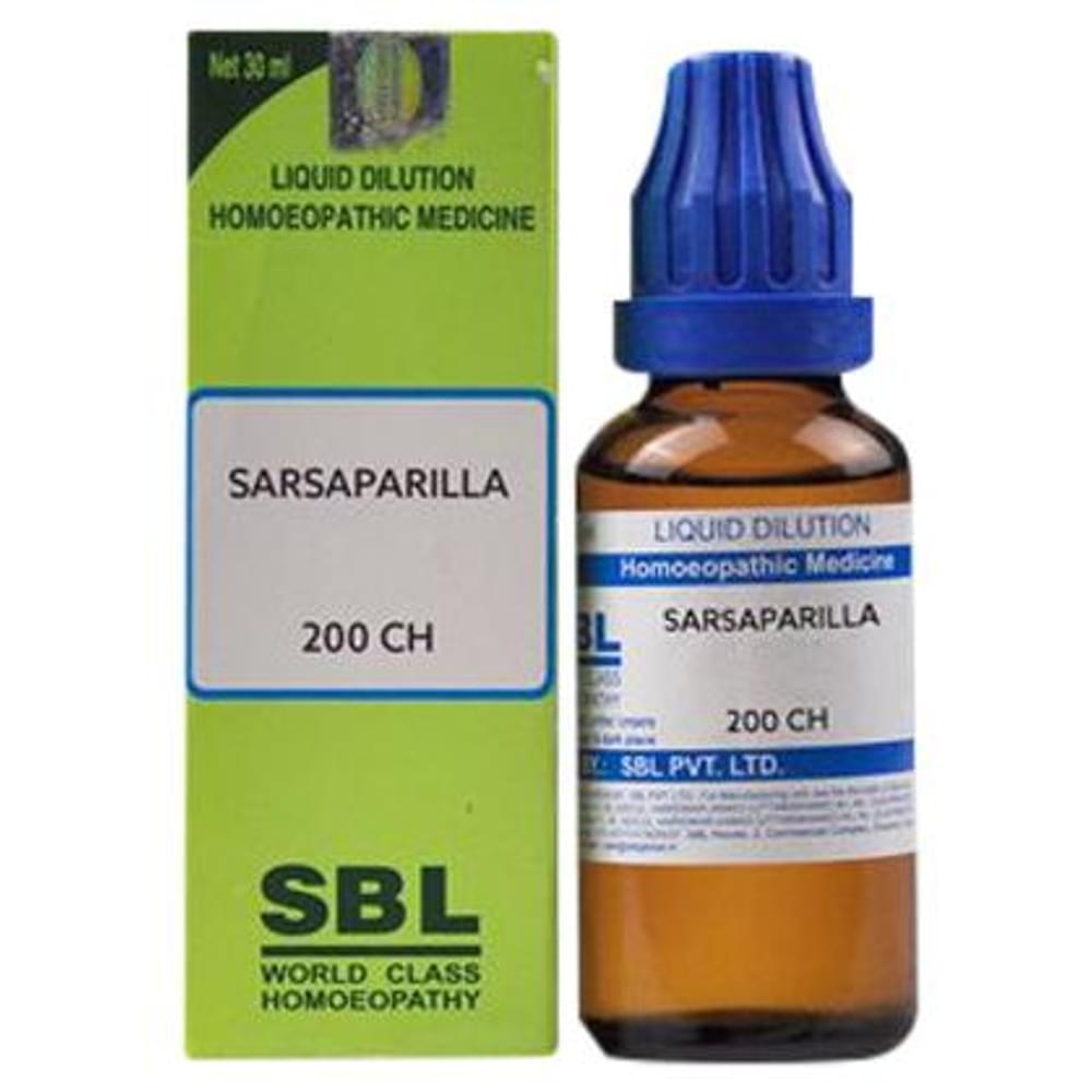 SBL Sarsaparilla Dilution 200 CH bottle of 30 ml Dilution