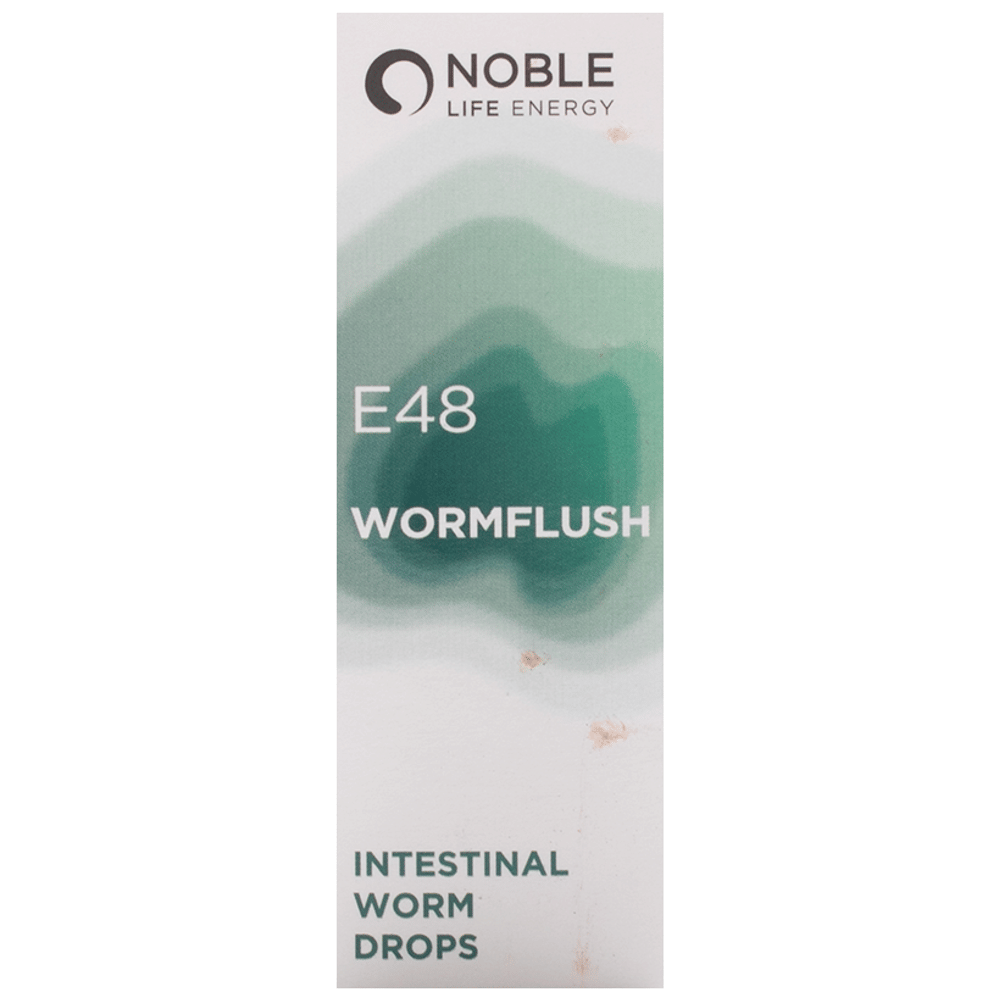 Noble Life Energy E48 Wormflush Intestinal Worm Drop bottle of 30 ml Drop