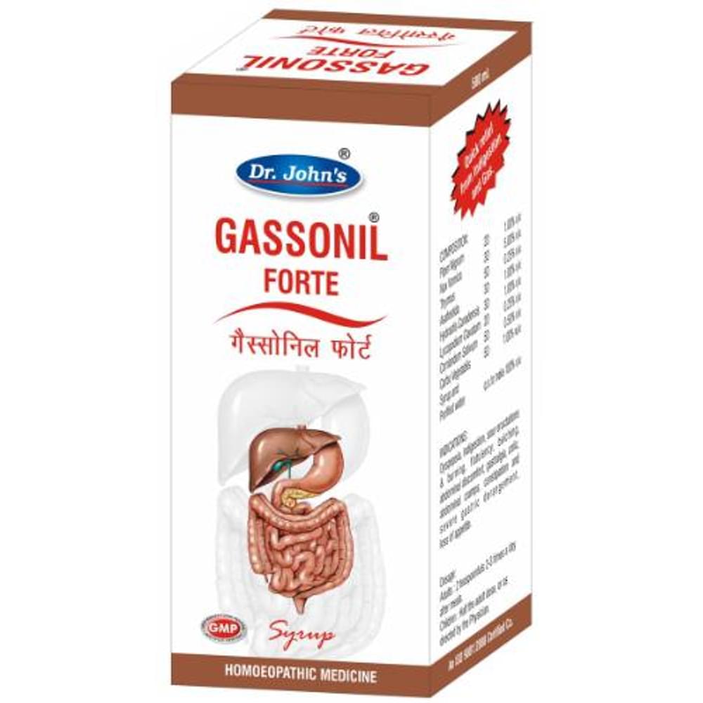 Dr. Johns Gassonil Forte Syrup bottle of 200 ml Syrup Dr. Johns Gassonil Forte Syrup bottle of 200 ml Syrup