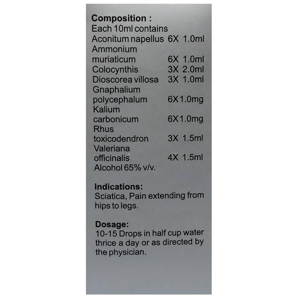 Bhargava Sciaati Drop bottle of 30 ml Drop Bhargava Sciaati Drop bottle of 30 ml Drop