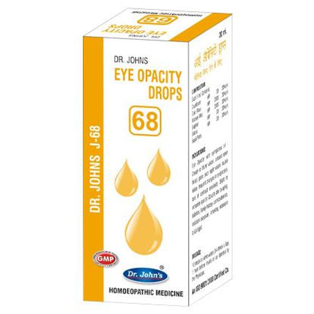 Dr. Johns J-68 Eye Opacity Drop bottle of 30 ml Drop