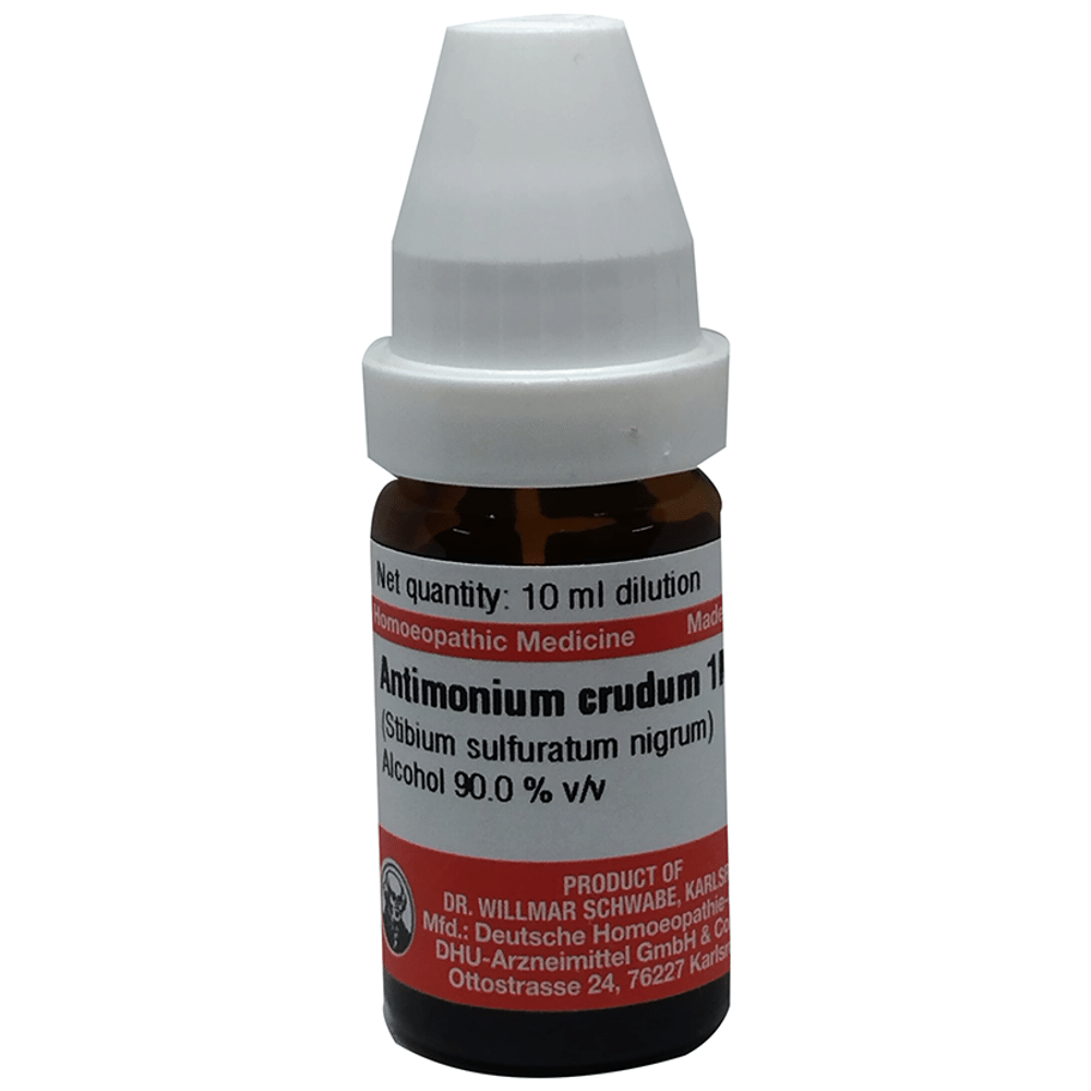 Dr Willmar Schwabe Germany Antimonium Crudum (Stibium Sulfuratum Nigrum) Dilution 1M bottle of 10 ml Dilution Dr Willmar Schwabe Germany Antimonium Crudum (Stibium Sulfuratum Nigrum) Dilution 1M bottle of 10 ml Dilution