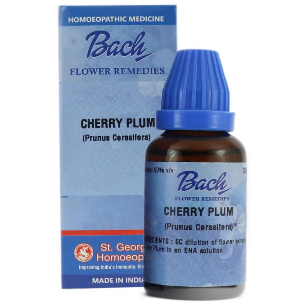 St. George‚Äôs Bach Flower Cherry Plum 6 CH bottle of 100 ml Dilution