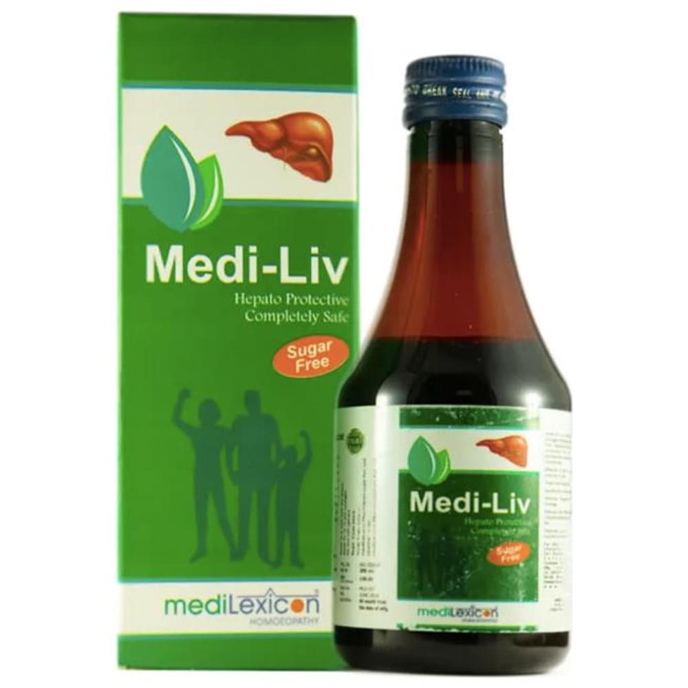 Medilexicon Medi-Liv Hepato Protective Sugar Free Syrup bottle of 500 ml Syrup Medilexicon Medi-Liv Hepato Protective Sugar Free Syrup bottle of 500 ml Syrup