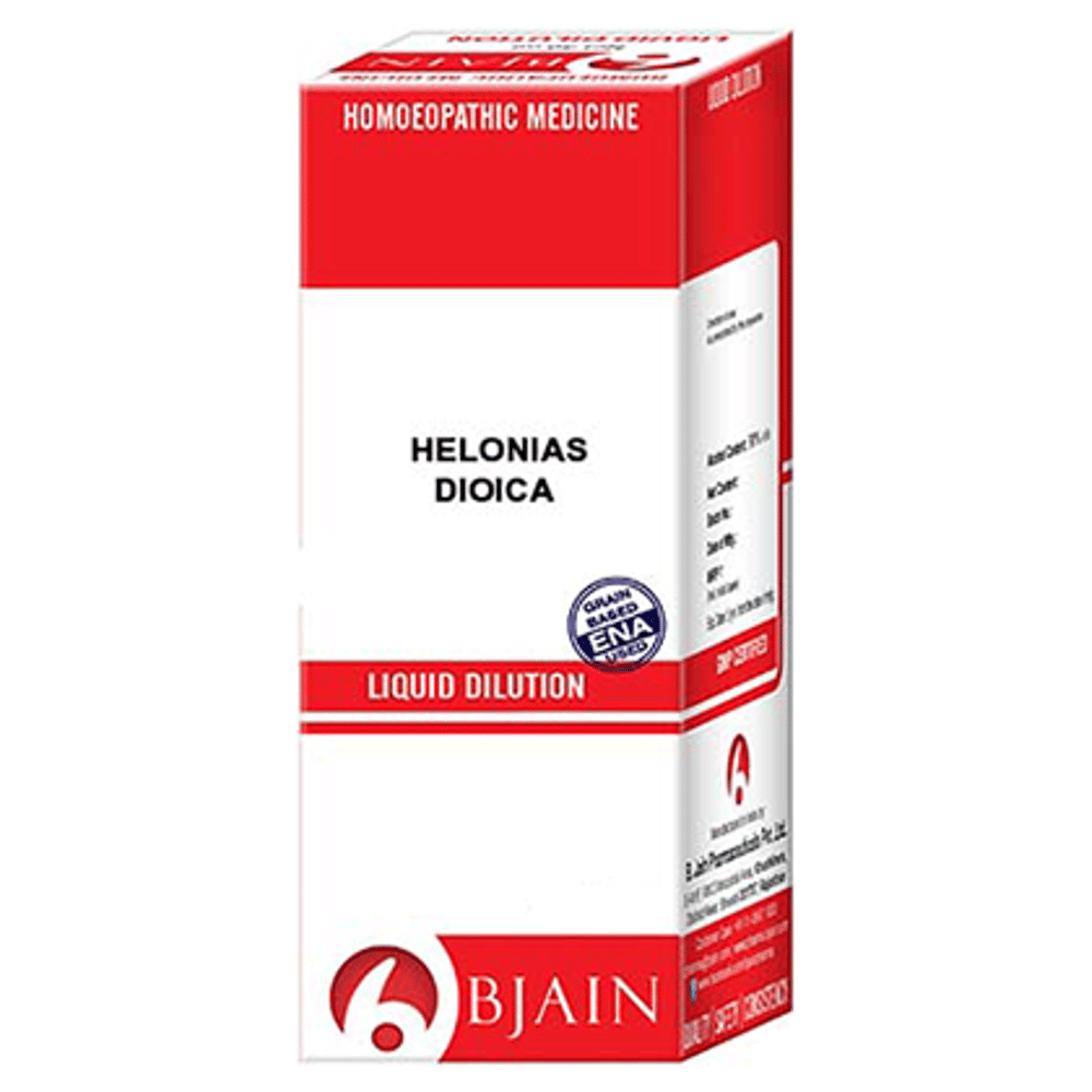 Bjain Helonias Dioica Dilution 3X bottle of 10 ml Dilution