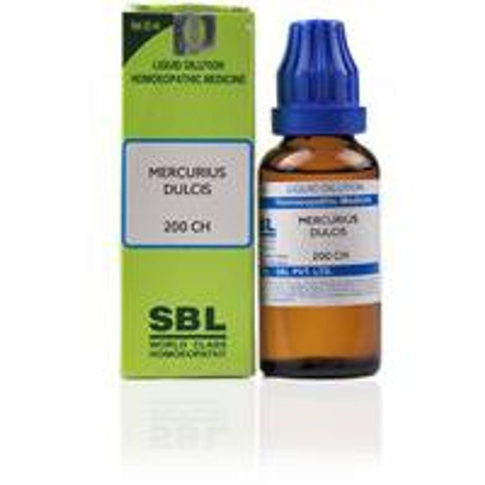 SBL Mercurius Dulcis Dilution 200 CH bottle of 30 ml Dilution
