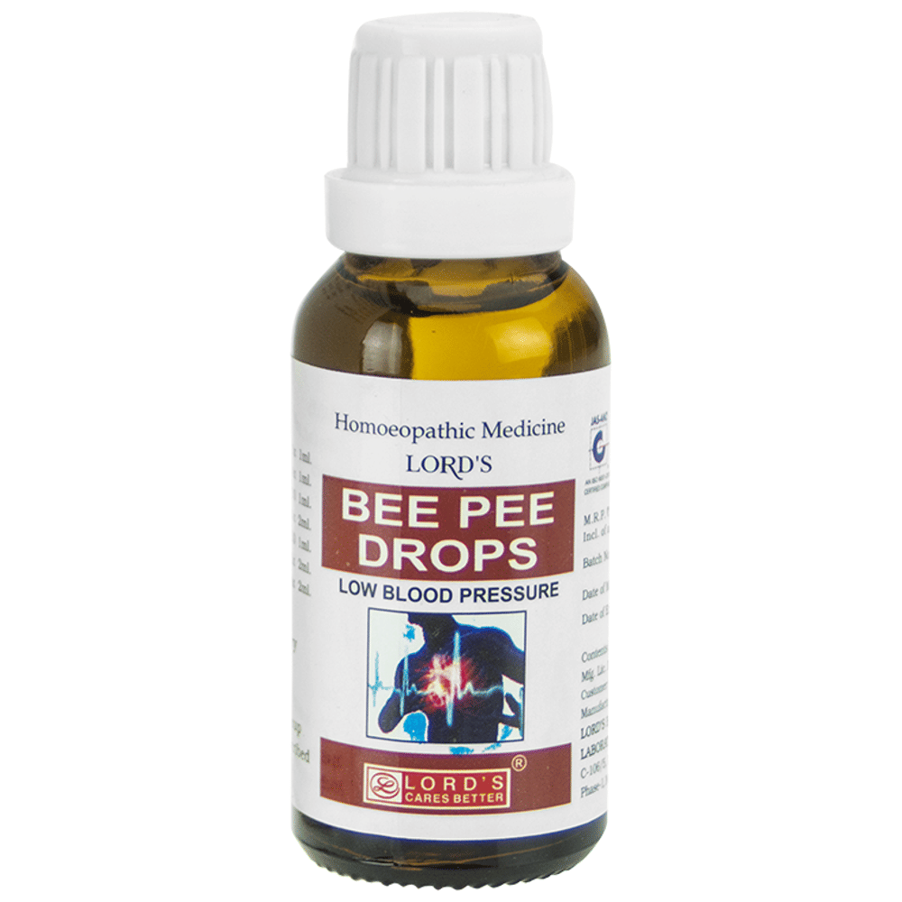 Lord's Bee Pee Low Blood Pressure Drop bottle of 30 ml Drop