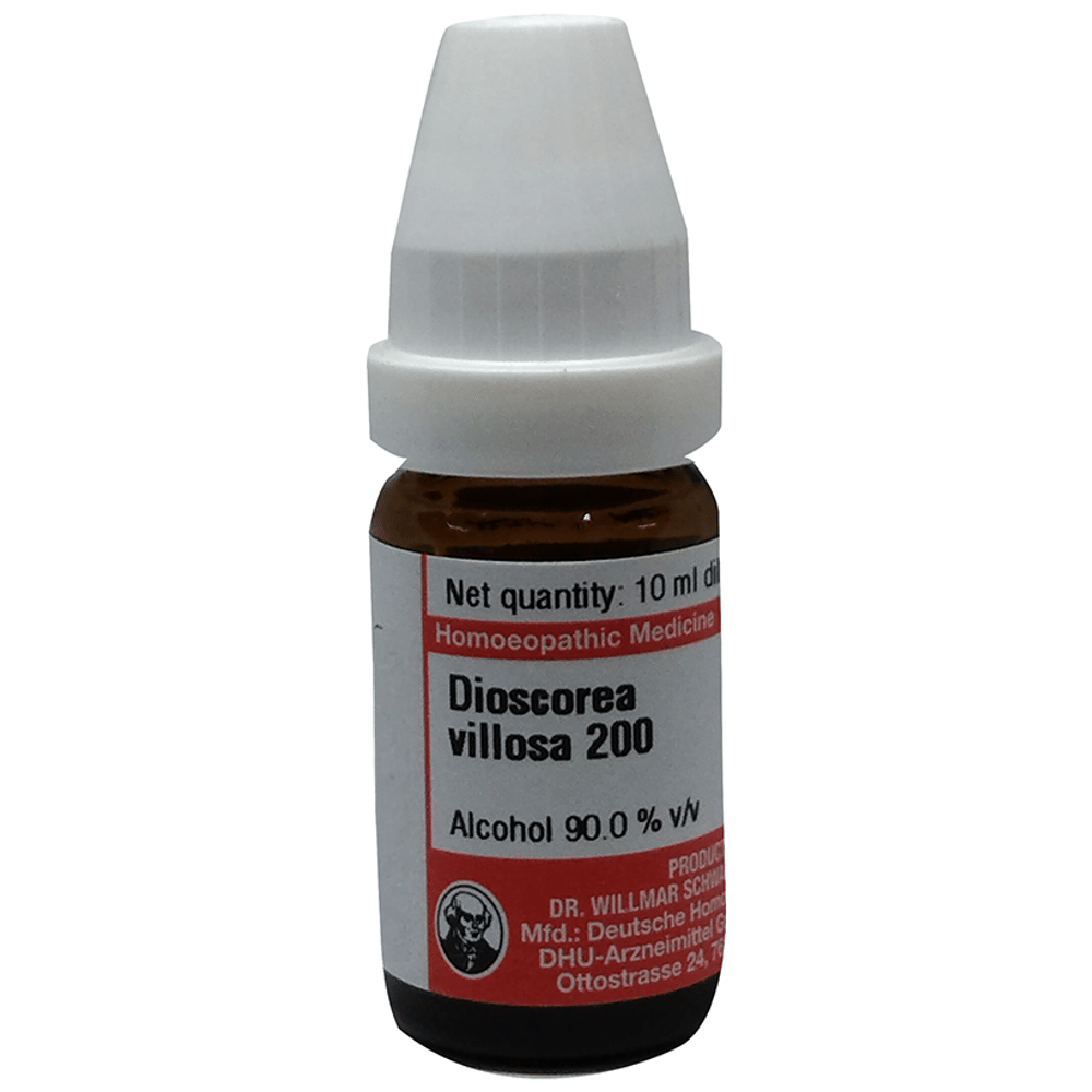 Dr Willmar Schwabe Germany Dioscorea Villosa Dilution 200 bottle of 10 ml Dilution