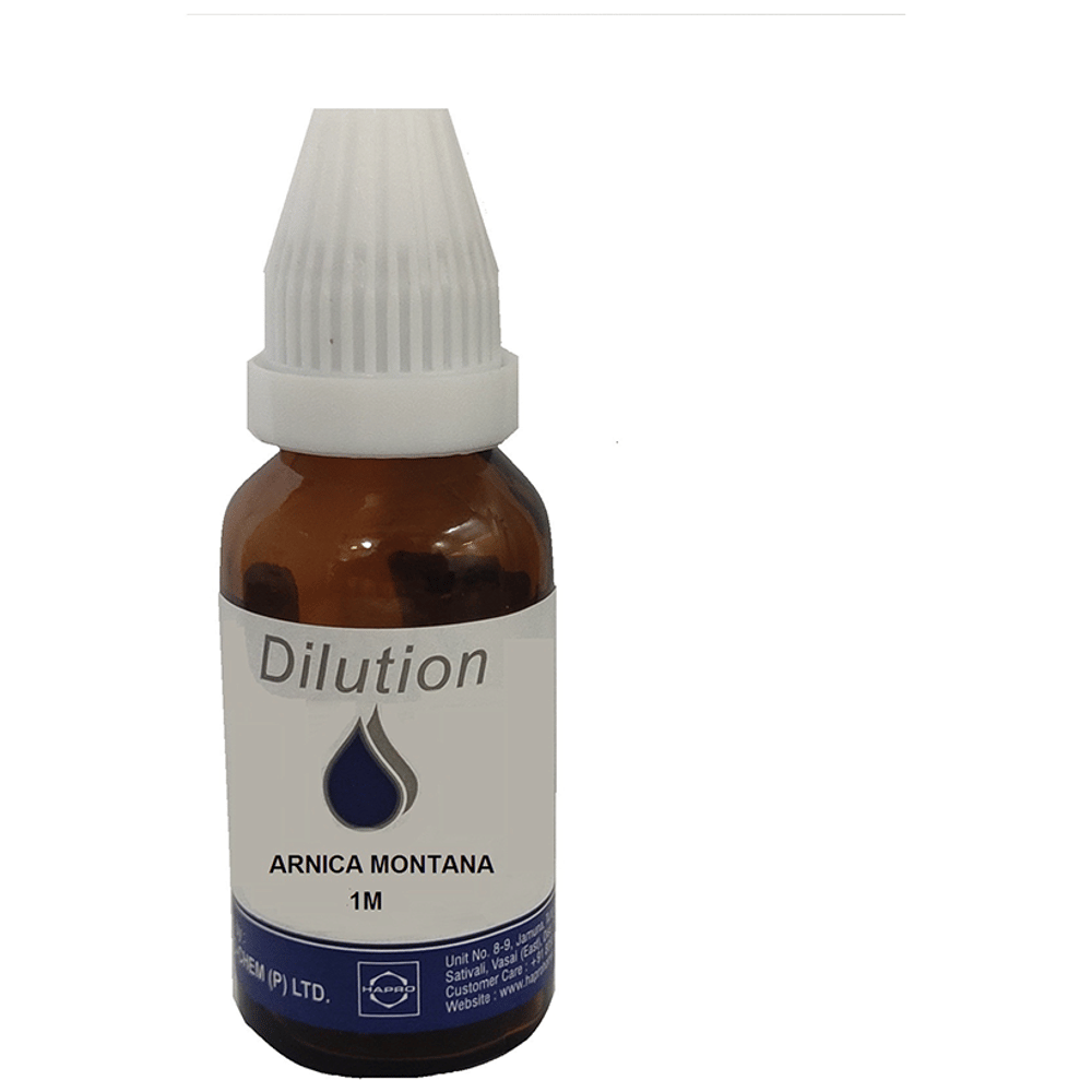 Hapro Arnica Montana Dilution 1M bottle of 100 ml Dilution
