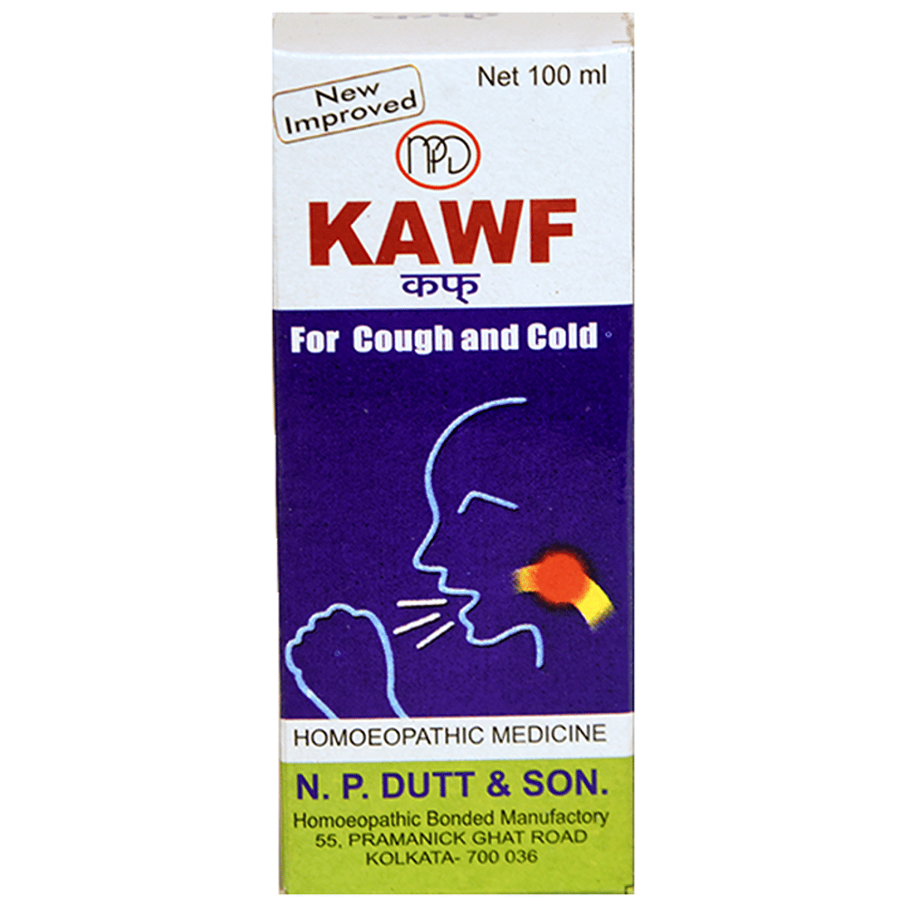 N.P. Dutt & Son Kawf Syrup bottle of 100 ml Syrup
