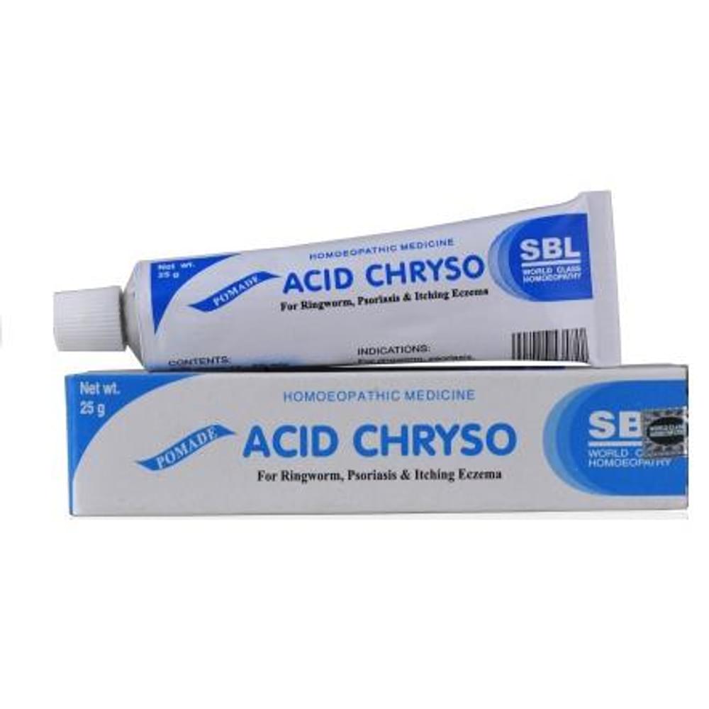 SBL Acid Chryso Ointment tube of 25 gm Ointment SBL Acid Chryso Ointment tube of 25 gm Ointment