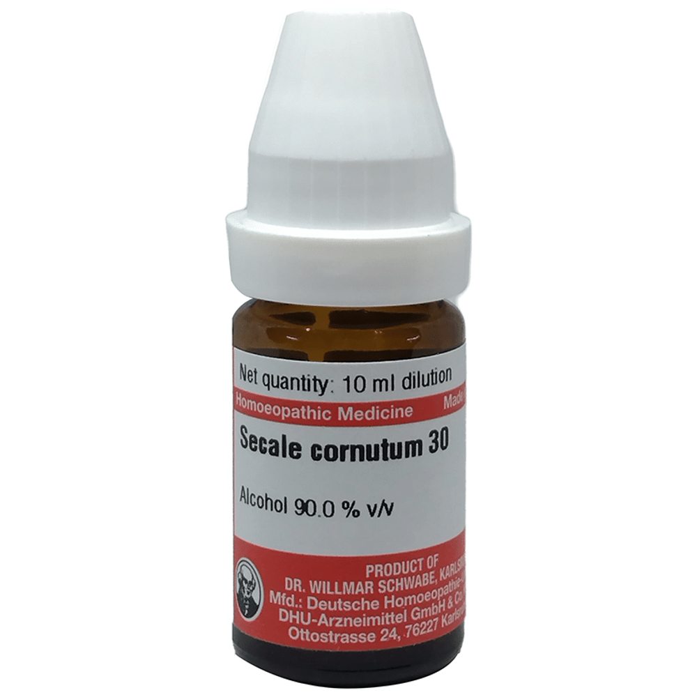 Dr Willmar Schwabe Germany Secale Cornutum Dilution 30 bottle of 10 ml Dilution