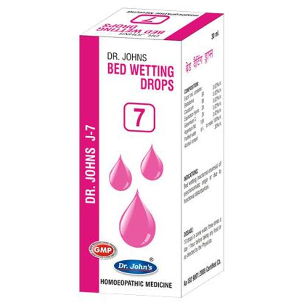 Dr. Johns J-7 Bed Wetting Drop bottle of 30 ml Drop Dr. Johns J-7 Bed Wetting Drop bottle of 30 ml Drop