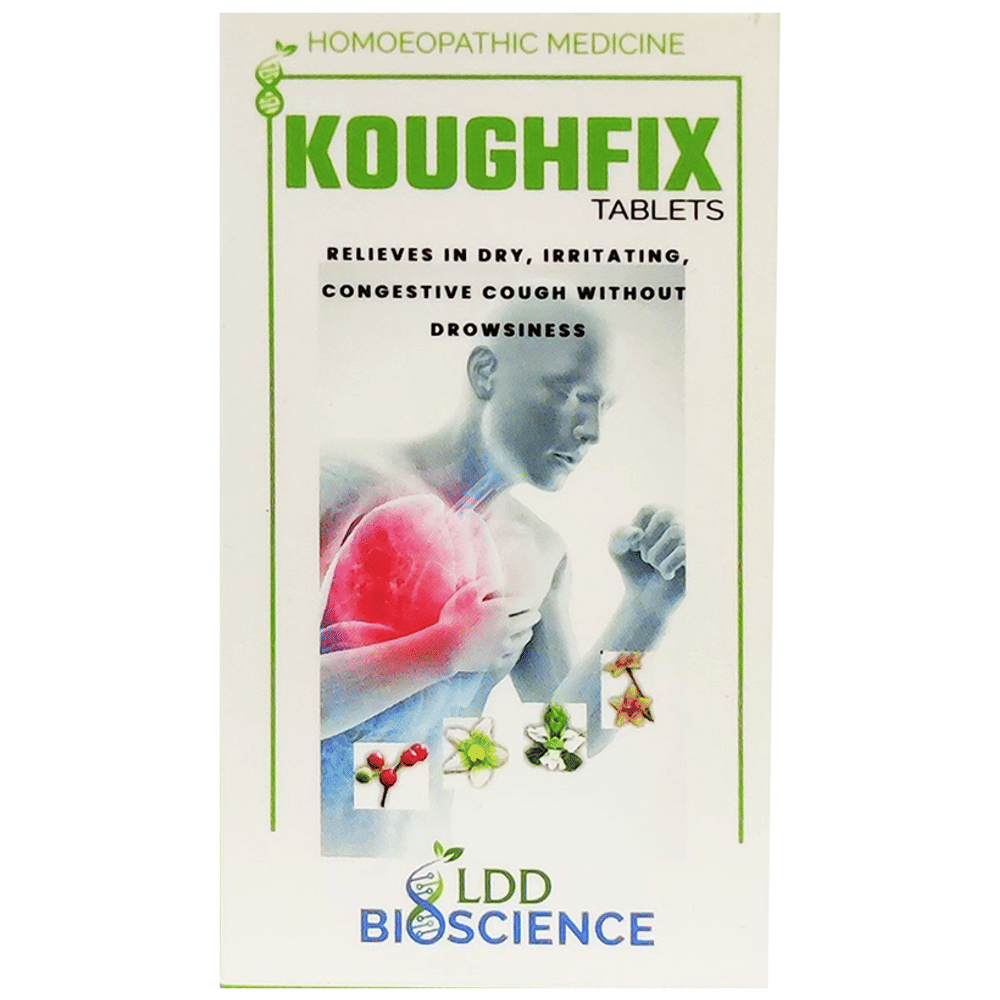 LDD Bioscience Koughfix Tablet bottle of 25 gm Tablet LDD Bioscience Koughfix Tablet bottle of 25 gm Tablet