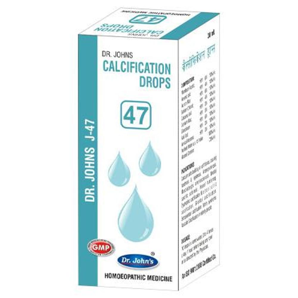Dr. Johns J-47 Calcification Drop bottle of 30 ml Drop Dr. Johns J-47 Calcification Drop bottle of 30 ml Drop