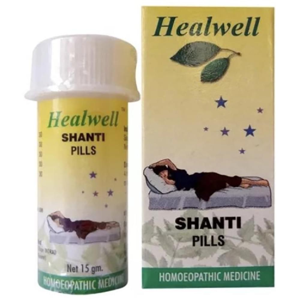 Healwell Shanti Pills bottle of 15 gm Tablet