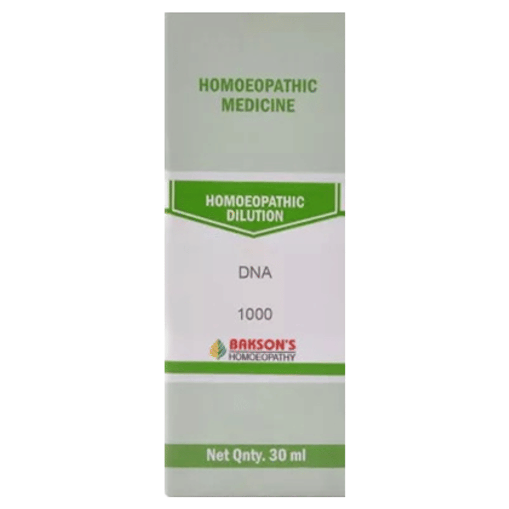 Bakson's Homeopathy Dilution DNA 1000 CH bottle of 30 ml Dilution Bakson's Homeopathy Dilution DNA 1000 CH bottle of 30 ml Dilution