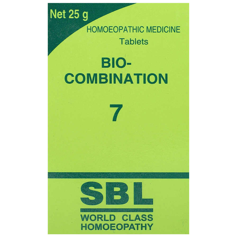 SBL Bio-Combination 7 Tablet bottle of 25 gm Biocombination Tablet