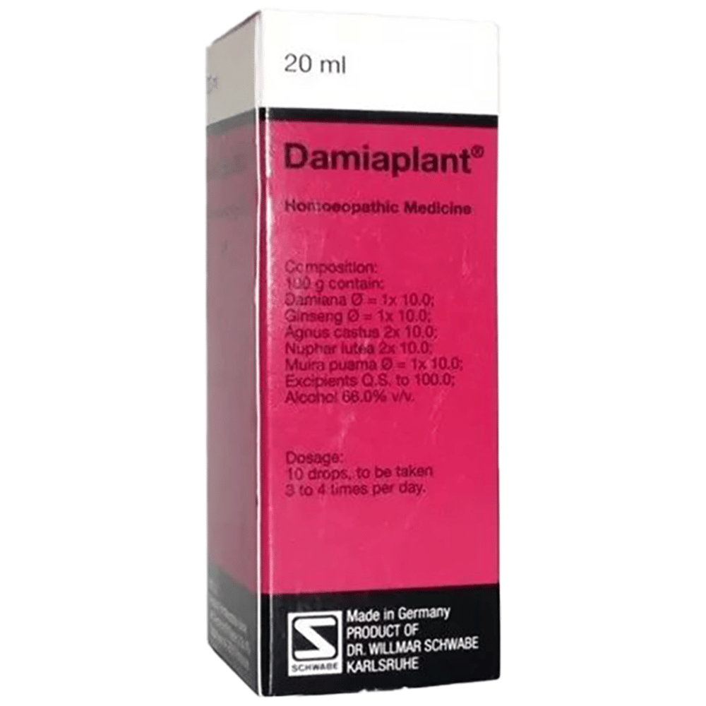 Dr Willmar Schwabe Germany Damiaplant Drop bottle of 20 ml Drop