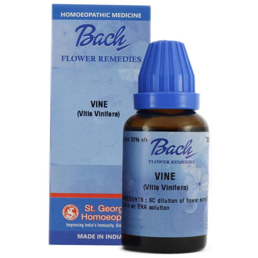 St. George‚Äôs Bach Flower Vine 6 CH bottle of 100 ml Dilution