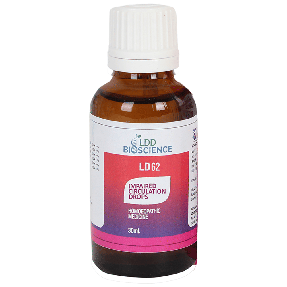 LDD Bioscience LD 62 Impaired Circulation Drop bottle of 30 ml Drop