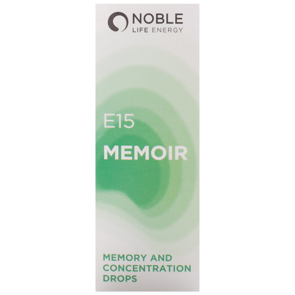Noble Life Energy E15 Memoir Memory and Concentration Drop bottle of 30 ml Drop