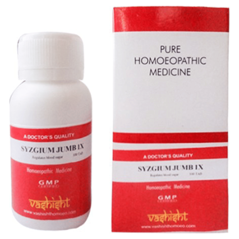 Vashisht Syzygium Jambolanum Tablet 1X bottle of 100 tablets