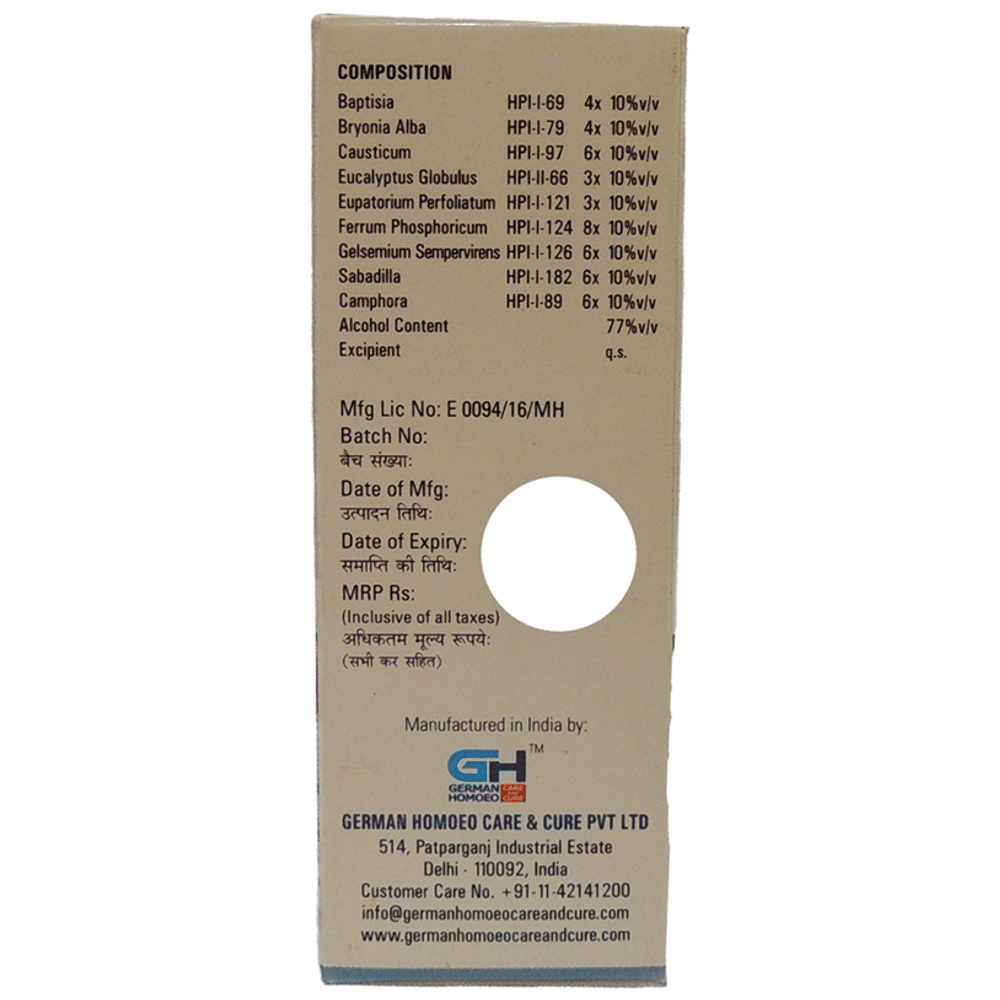 German's Fever Care and Cure Drop bottle of 30 ml Drop