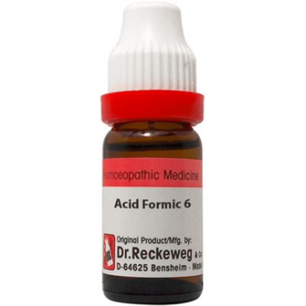 Dr. Reckeweg Acid Formic Dilution 6 CH bottle of 11 ml Dilution Dr. Reckeweg Acid Formic Dilution 6 CH bottle of 11 ml Dilution