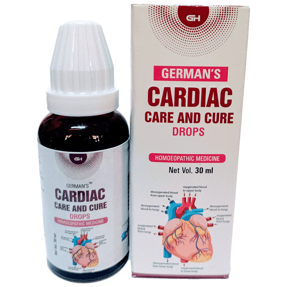 German's Cardiac Care and Cure Drop bottle of 30 ml Drop