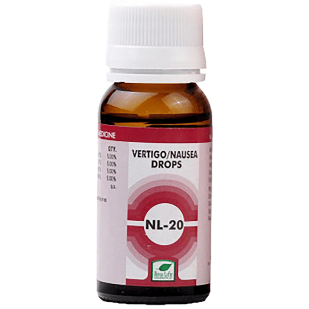 New Life NL 20 Vertigo/Nausea Drop bottle of 30 ml Drop
