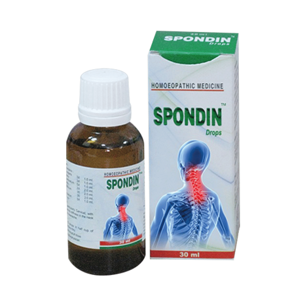 Combo Pack of Bhargava Spondin Drop & SBL Arnica Montana Dilution 200 CH (30ml Each) combo pack of 2 bottles