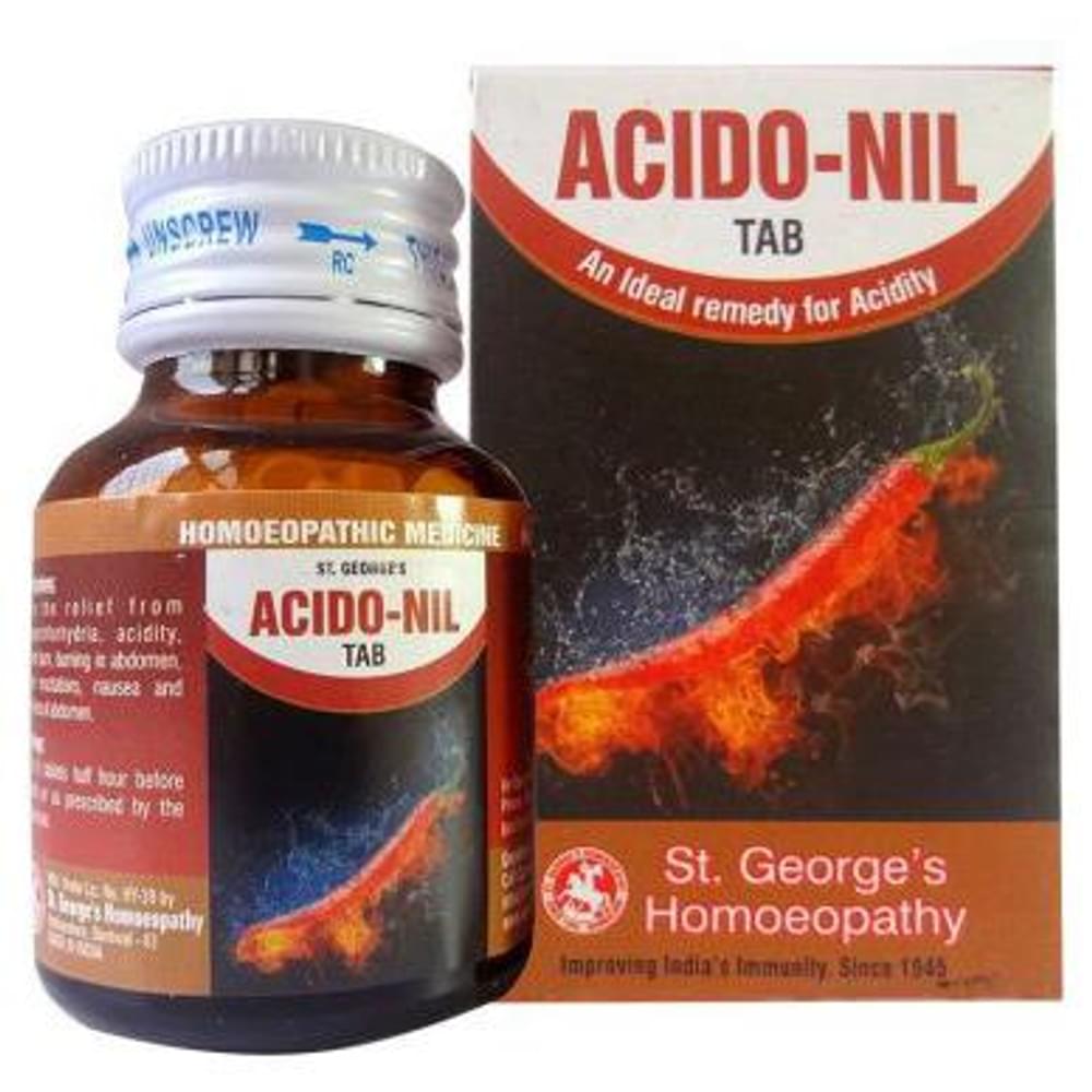 St. George‚Äôs Acido-Nil Tablet bottle of 30 gm Tablet