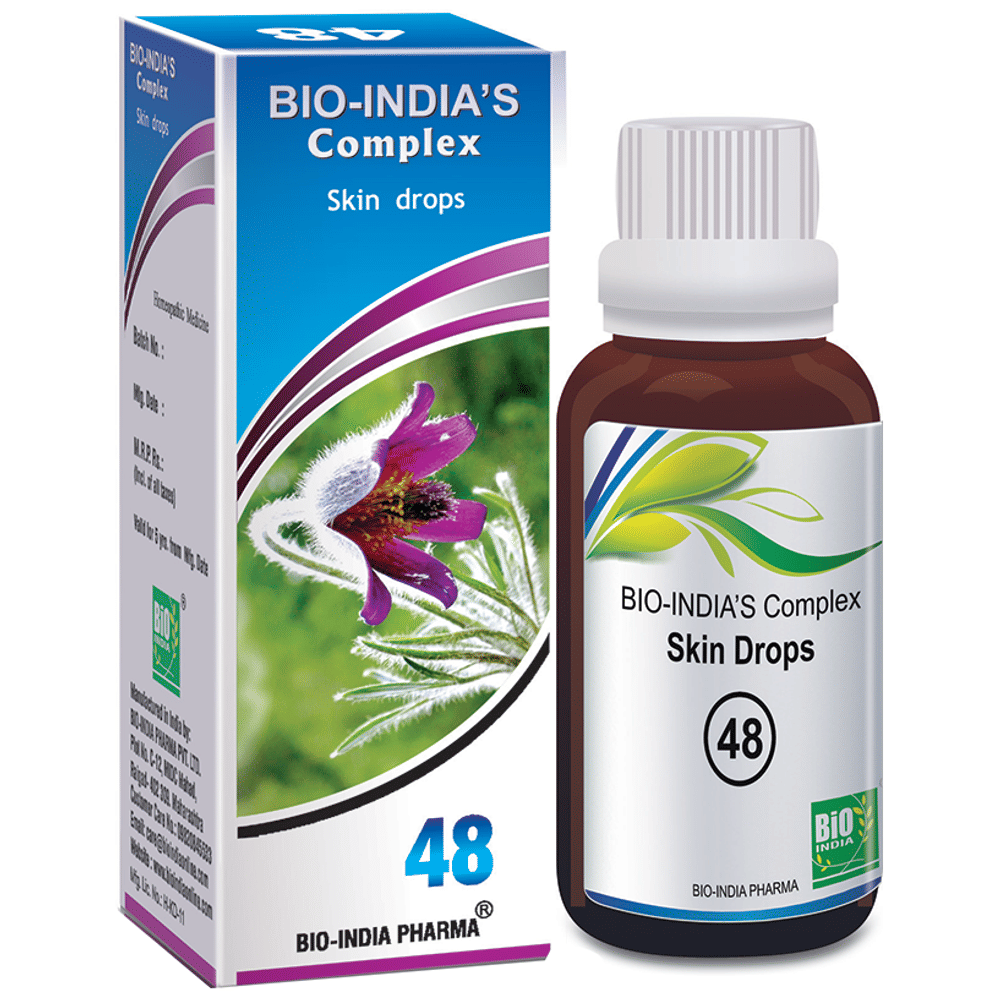 Bio India Complex 48 Skin Drop bottle of 30 ml Drop
