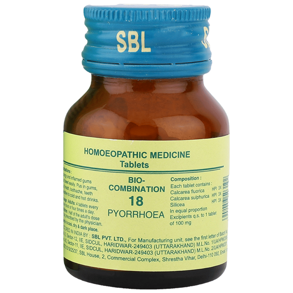 SBL Bio-Combination 18 Tablet bottle of 25 gm Biocombination Tablet