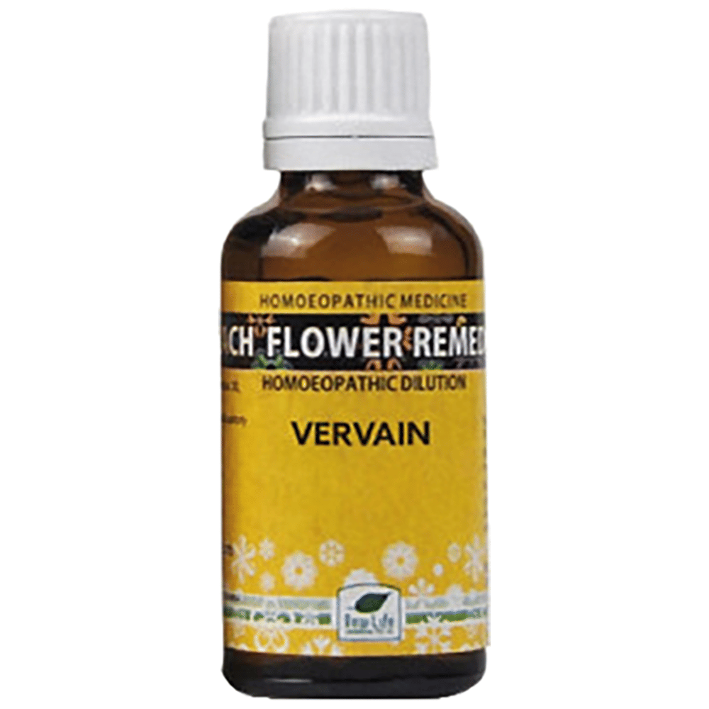 New Life Bach Flower Vervain 30 bottle of 100 ml Dilution New Life Bach Flower Vervain 30 bottle of 100 ml Dilution