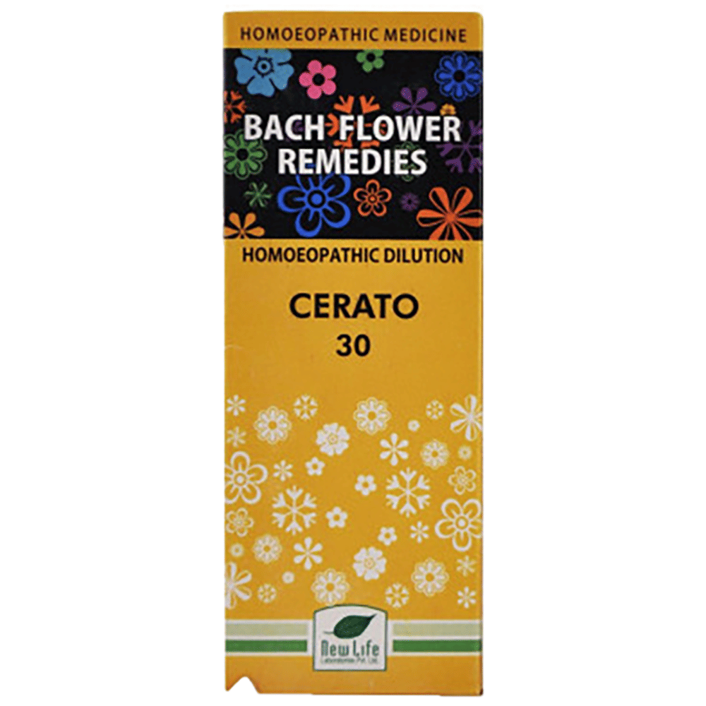 New Life Bach Flower Cerato 30 bottle of 100 ml Dilution